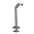 PEDESTAL PRO 33PE1-2NIP-03-304 42  Stainless Gooseneck Pedestal - 2NIP Indoor Touch 2.0 Fashion