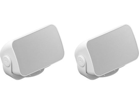 IN STOCK! Sonos OUTDRWW1 Architectural 6-1 2  Passive 2-Way Outdoor Speakers (Pair) White For Sale