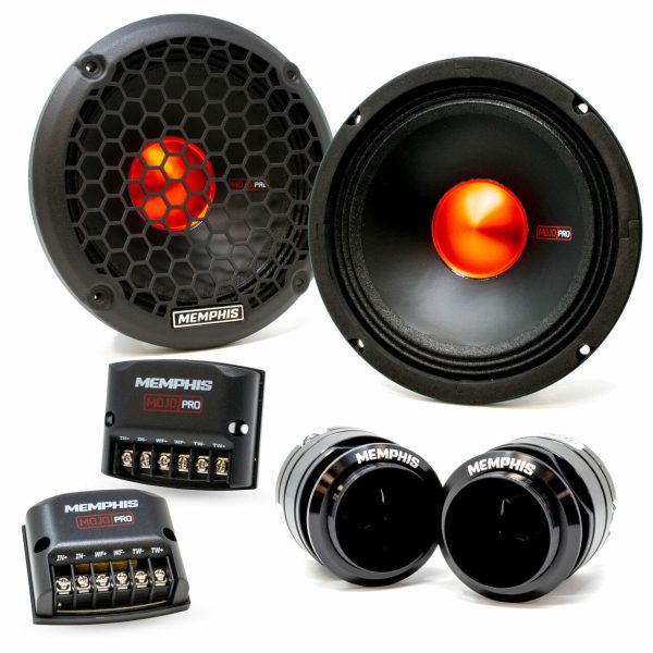 Memphis Audio MJP6C 6.5  MOJO Pro Component Speakers - Pair For Discount