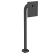 PEDESTAL PRO 22PE1-XLG-001-CRS 48  Steel Gooseneck Pedestal - LittleBird GateHawk For Cheap