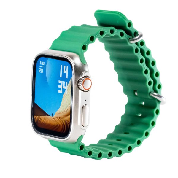 iCruze 42 44 45 49 MM  Silicone Sports Watch Band (Green) Online now