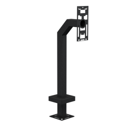 PEDESTAL PRO 33PE1-2NIP-01-CRS 42  Heavy Duty Gooseneck Pedestal - 2NIP Style on Sale