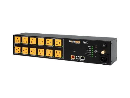 WattBox WB-800-IPVM-12 800 Series IP Power Conditioner, 12-Individually Controlled and Metered Outlets Online Sale