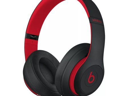 IN STOCK! Beats by Dr. Dre Beats Studio³ Wireless Noise Cancelling Headphones - Black Red (MNET2LL A) on Sale