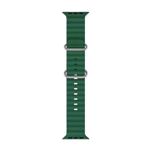 iCruze 42 44 45 49 MM  Silicone Sports Watch Band (Green) Online now