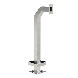 PEDESTAL PRO 33PE1-PDK-03-304 42  Stainless Gooseneck Pedestal - Surface Mount RDRQR For Cheap