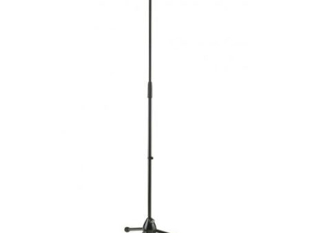 K&M 201A 2 TRIPOD MIC STAND W  LONG LEGS - BLACK For Sale