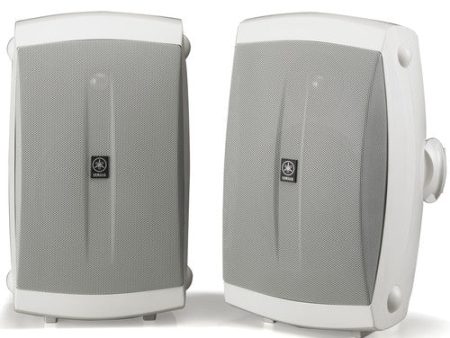 Yamaha NS-AW350 All-Weather Indoor Outdoor Speakers (White, Pair) For Sale