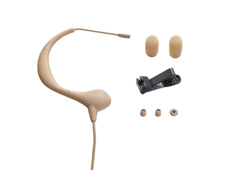 Audio-Technica BP893C-TH MicroEarset Omnidirectional Condenser Headworn Microphone - Beige Fashion