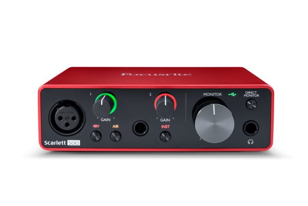 Focusrite Scarlett Solo 3rd Gen Audio Interface Fashion