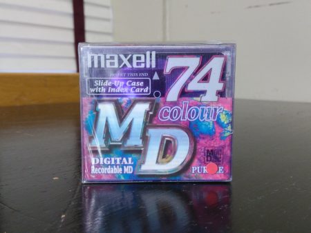 Maxell 74 colour MD - set of 5 discs Online now