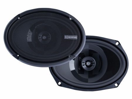 Memphis Audio PRX6902 Power Reference Series 6x9  2-Way Coaxial Speakers With Swivel Tweeters - Pair For Discount