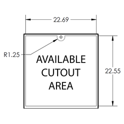 PEDESTAL PRO MC-CS-24-E 24  Square Steel Housing For Discount