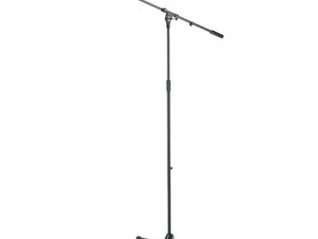 K&M 21021 OVERHEAD MIC STAND - BLACK Online Hot Sale