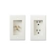 WattBox WB-PowerLink2-WHT PowerLink2 with Duplex Wall Plates and 3  Power Cord Kit, White Online Sale