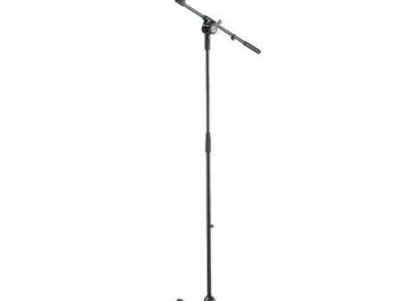 K&M 25600 TELE-BOOM MIC STAND - BLACK Hot on Sale