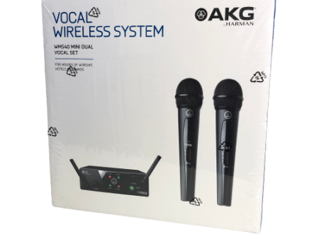 AKG WMS40 MINI 2 DUAL VOCAL SET For Discount